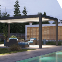 Pérgola bioclimática Alu-Floors-Escandinávia
