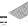 Pergola: Ausstattung für 3 Module