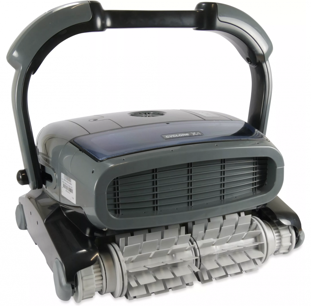 Robot para piscinas Norsup, modelo Cyclone X4 con rodillos de cepillo de PVC