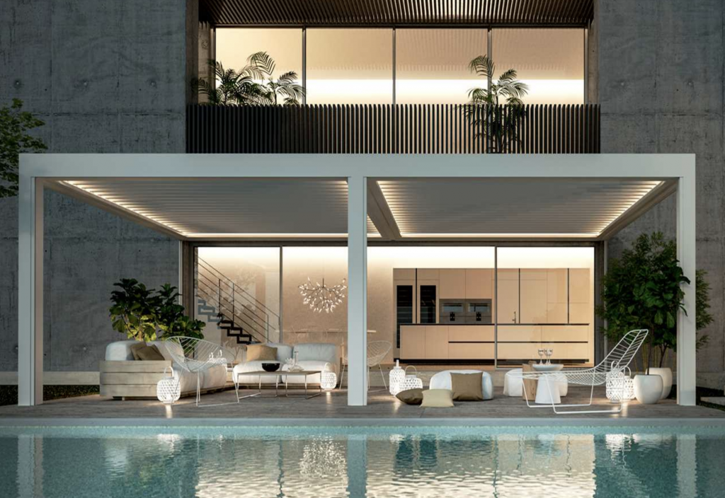 Pergola bioclimatique aluminium