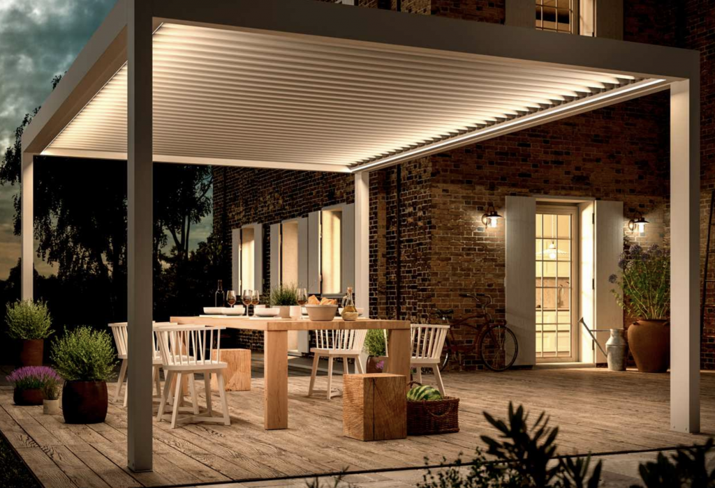 Pergola bioclimatique aluminium