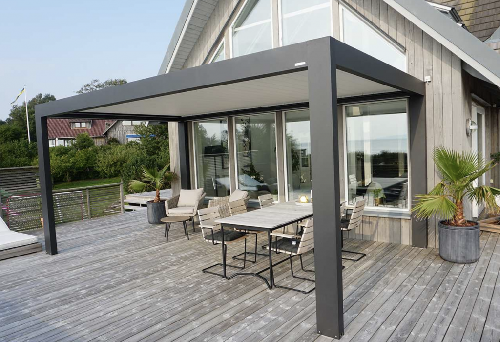 Pergola bioclimatique aluminium