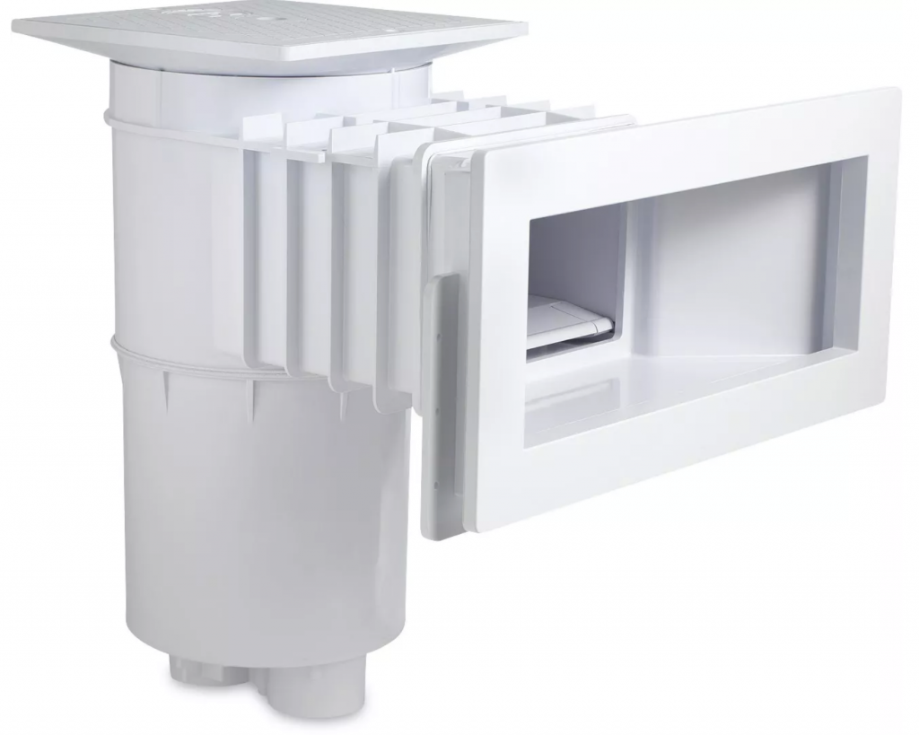 Hayward grote skimmer, automatisch skim-type, groot rechthoekig, artikelnummer 7024535, beton en liner 7021244