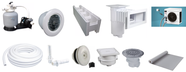 Kit per piscina in cemento