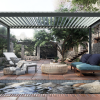 Pérgola Bioclimática AFM con Apertura Manual de Lamas
