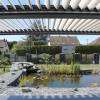 Pérgola autoportante bioclimática elétrica em alumínio