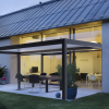 Pérgola autoportante bioclimática elétrica em alumínio