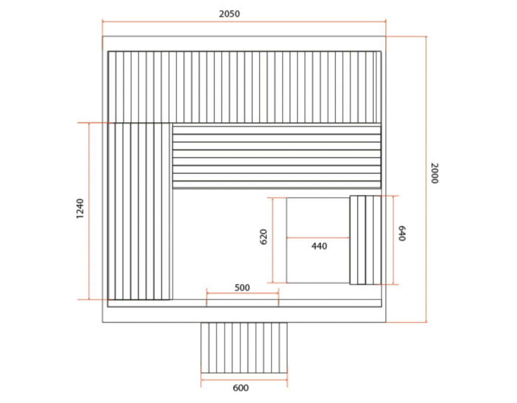 Gaïa OMEGA SAUNA EXTERIEUR