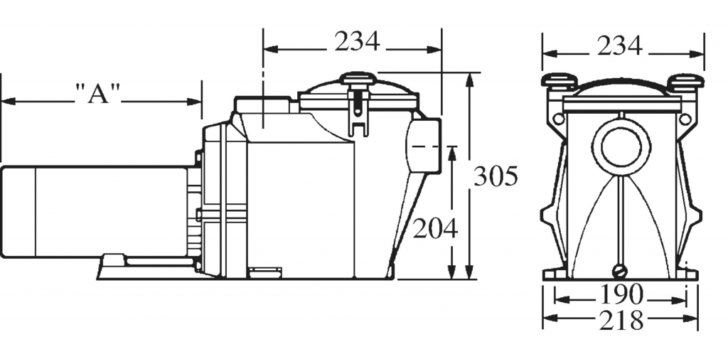 Hayward Pompe de piscine, type RS II
