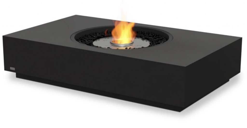 Mesa con chimenea Martini 50 Ecosmart