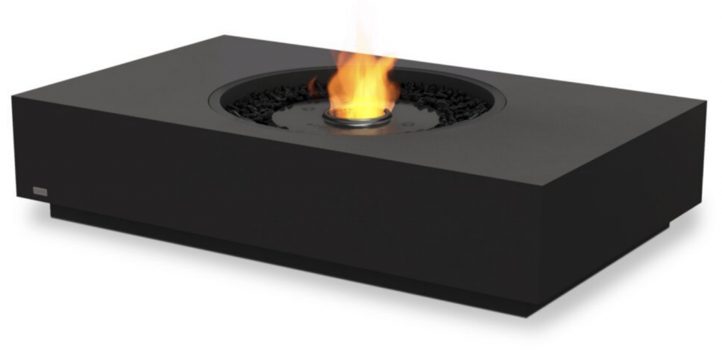 Mesa con chimenea Martini 50 Ecosmart