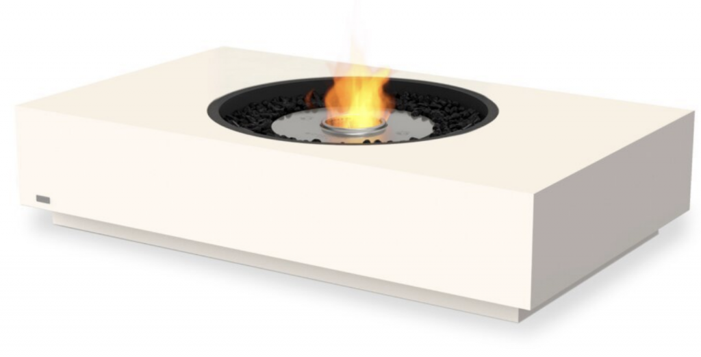 Mesa con chimenea Martini 50 Ecosmart
