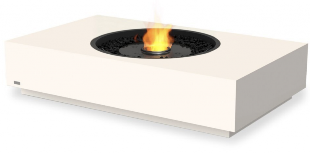 Mesa con chimenea Martini 50 Ecosmart