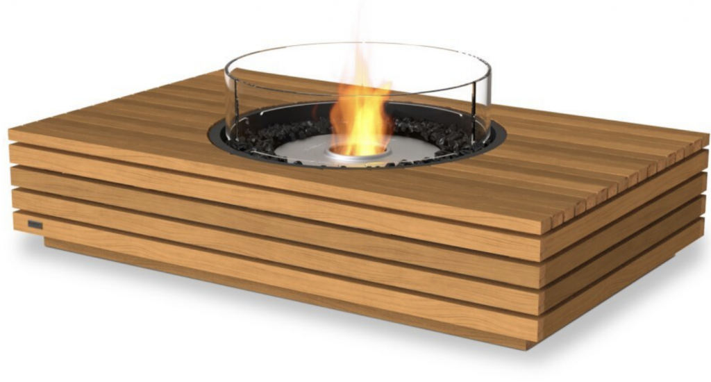 Mesa con chimenea Martini 50 Ecosmart