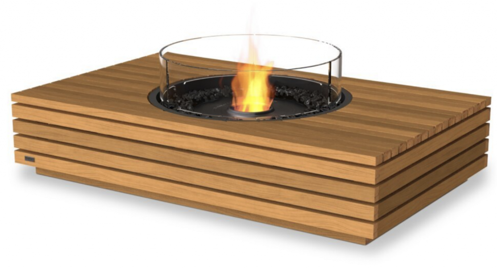 Mesa con chimenea Martini 50 Ecosmart