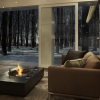 Mesa con chimenea Martini 50 Ecosmart