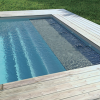 Volet roulant piscine avec caillebotis immergé