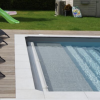 Volet roulant piscine avec caillebotis immergé