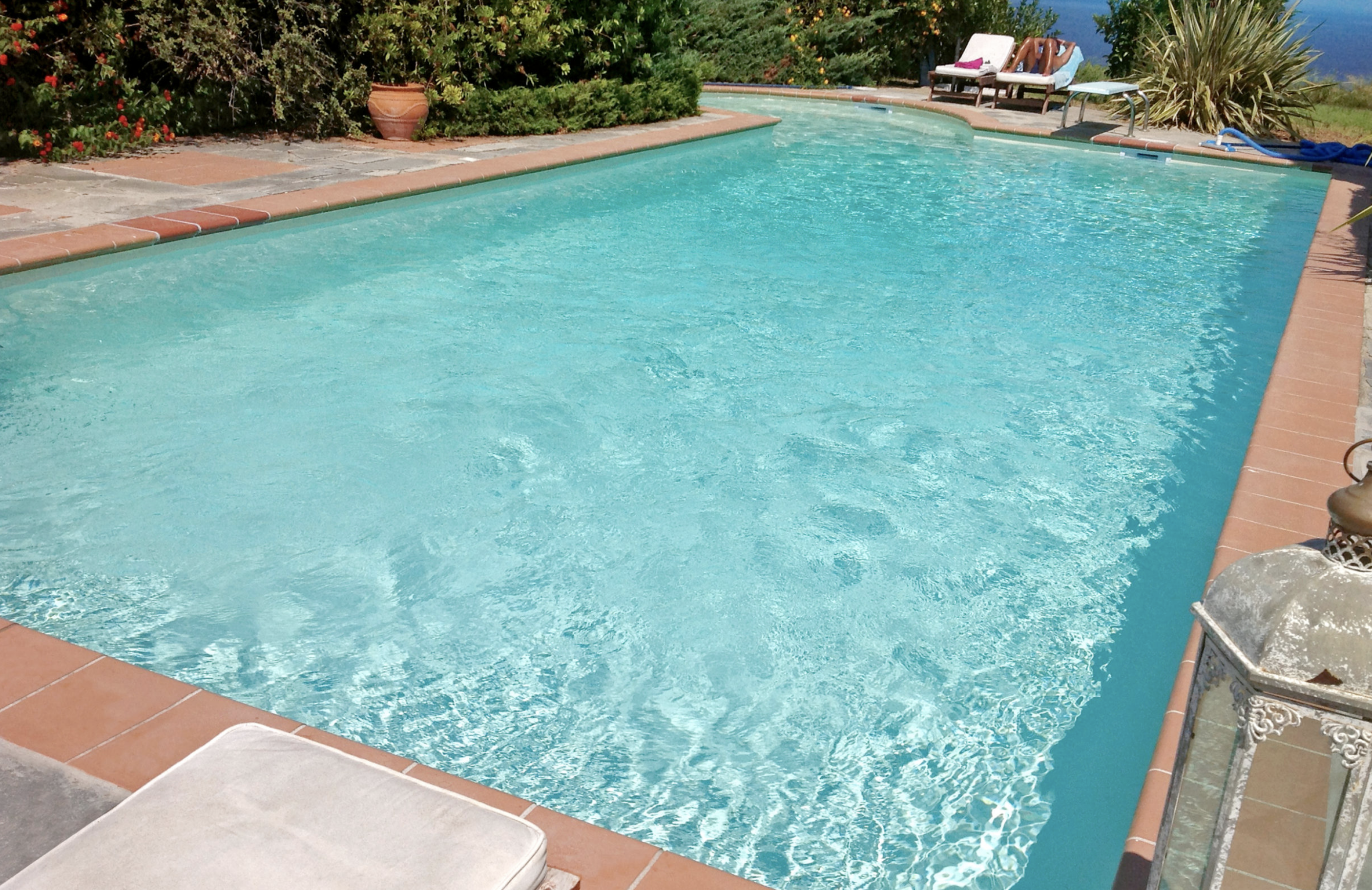 Devis pour une piscine avec liner gris anthracite au Teich 33470
