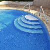 Imprimé Bleu Mosaïque
