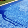 Imprimé Bleu Mosaïque
