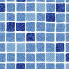 Imprimé Bleu Mosaïque