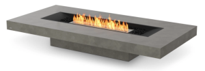 Gin 90 Coffee Table Natural Aluminum Burner