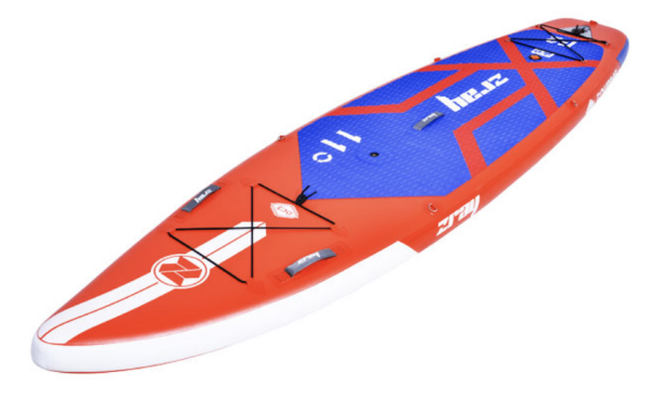 Zray F2 - Fury 11' – 335x84x15cm Dobbeltkammer