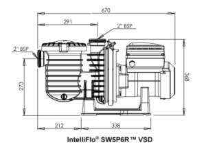 INTELLIFLO VSD 2 STA-RITE - BOMBAS DE FILTRACIÓN DE VELOCIDAD VARIABLE Dibujo
