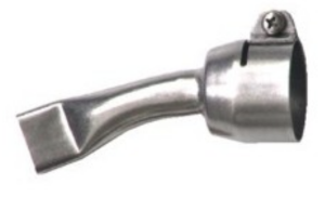 40 mm schuine platte nozzle voor Leister TRIAC-lassen van versterkte voeringen