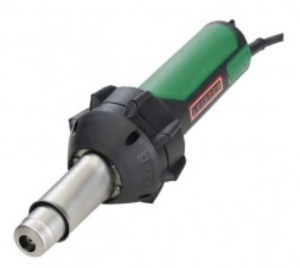 Leister TRIAC AT met digitaal display, nozzlevrij voor het lassen van versterkt PVC