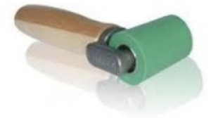 40 mm drukrol voor het aanbrengen van gewapend PVC