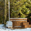 Luxe acryl spa met buitenverwarming