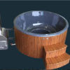 Luxe acryl spa met buitenverwarming