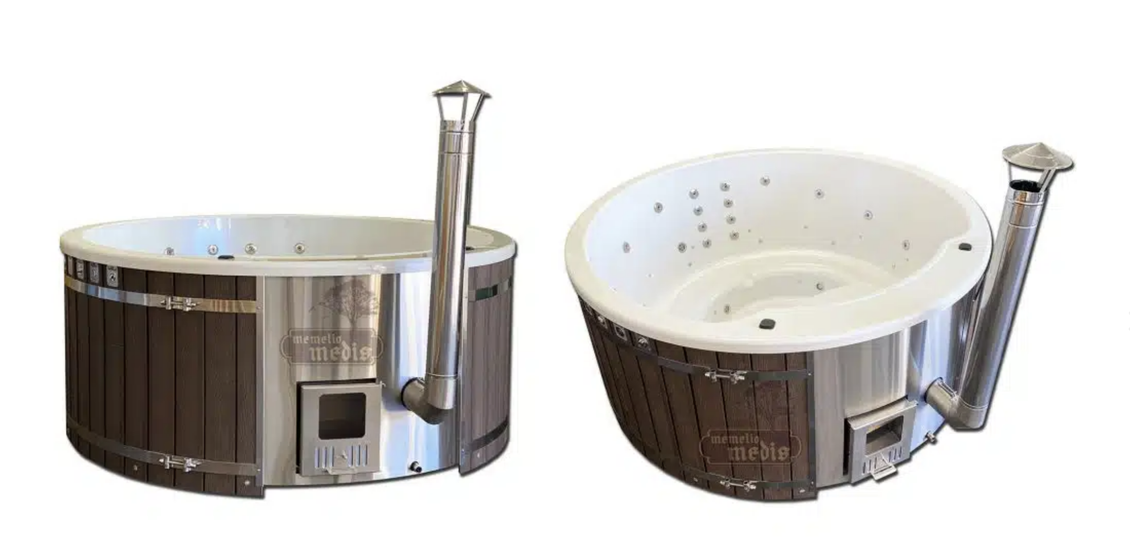 Luxus-Acryl-Whirlpool mit integrierter Heizung MEMELIO MEDIS