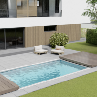 Terrasse Mobile WaluDeck Flat Pour Piscine Et Spa À Margelles Plates