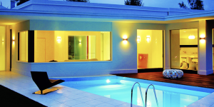 Kit clássico de painéis de aço galvanizado para piscina