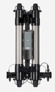HRUV-C-Wassersterilisationssystem mit 2 Lampen und Dosierpumpe, 110 m³