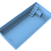 Keramiska glasfiberpooler