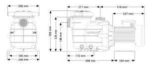 Hayward Power Flo® II -uima-allaspumppu