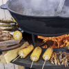 Barbecue rond avec plaque en acier Pure line