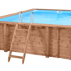 Sea Breeze houten bovengronds zwembad 600 x 410 x 131 cm