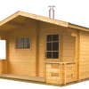 Sauna exterior Harvia Keitele com aquecimento a lenha ou elétrico
