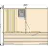 Sauna exterior Harvia Keitele com aquecimento a lenha ou elétrico