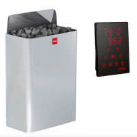 Chauffage électrique pour sauna Harvia The Wall E avec unité de contrôle XENIO CX110
