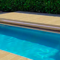 Pavimentazione mobile in alluminio per piscine.