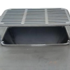 Barbecue avec meuble en acier noir EFP56RECT B