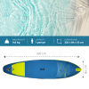 La Wattsup SAR 10'8 è una versatile tavola da paddle gonfiabile progettata per il cruising, il touring e le onde piccole. Le sue dimensioni sono 325 x 84 x 15 cm