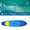 paddle gonflable polyvalent conçu pour offrir stabilité, confort et maniabilité à tous les riders