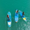 De Wattsup Espadon 11'8 is een opblaasbaar paddleboard voor toertochten en fitness, met afmetingen van 355 x 84 x 15 cm